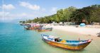 Nhatrang Beach Tran Phu Street View in Summer